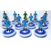 Subbuteo Andrew Table Soccer San Marino National Team 1998-99 on Classic Lightweight Bases